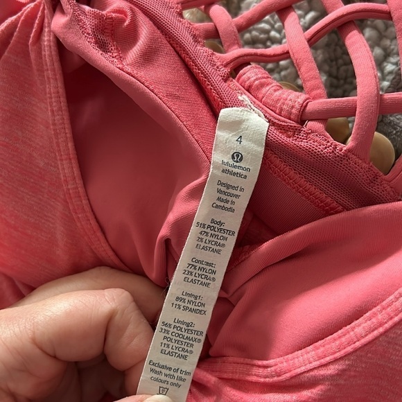 Lululemon Sunset Salutation Tank
Heathered Pink Lemonade / Pink Lemonade - Picture 4 of 9